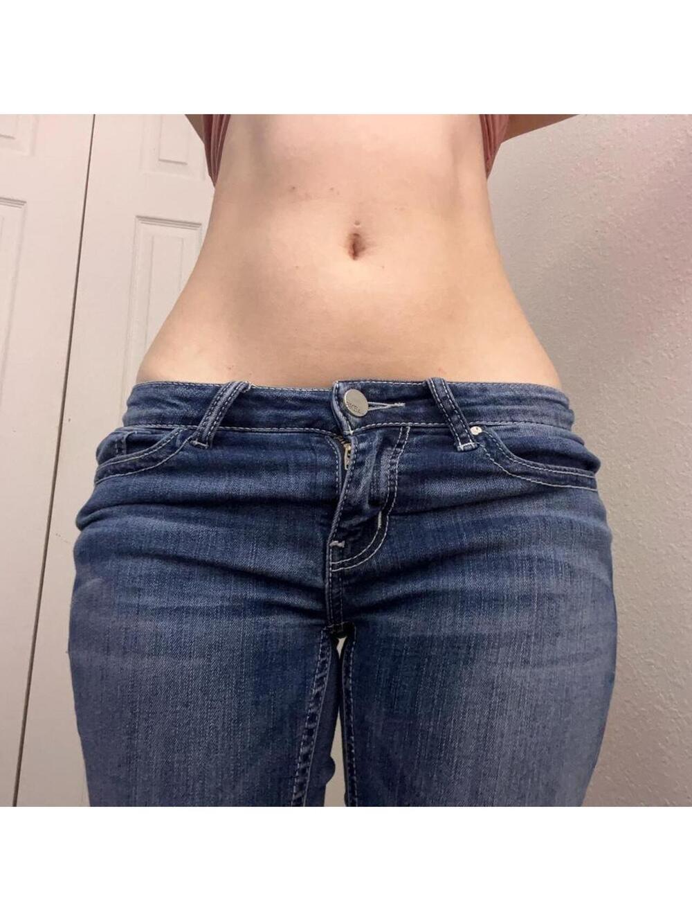 BKE denim low rise bootcut jeans